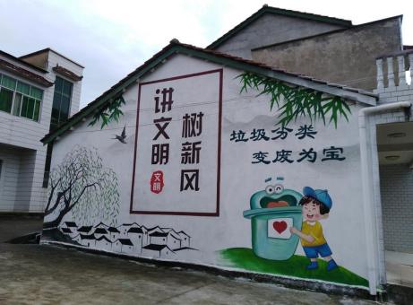 藤县墙绘是现在流行的墙体广告