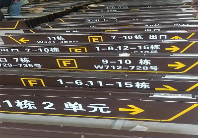 藤县广告标识中，常见的几种安装方式。